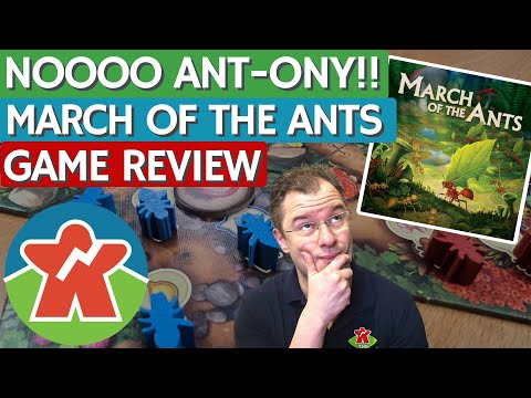 March of the Ants - Board Game Review - NOOOO ANT-ONY!!!