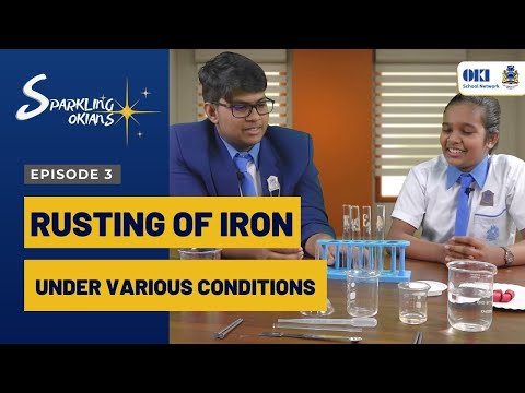 The rusting of iron under various conditions | EPISODE 3 | SPARKLING OKIANS