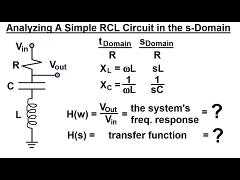 Electrical Engineering: Ch 16: Laplace Transform (10 of 58) Analyzing a RCL Circuit in the s-Domain