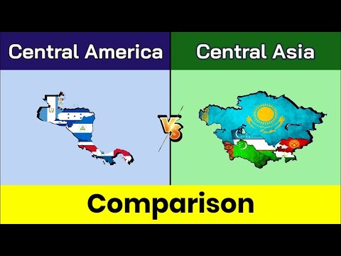 Central America vs Central Asia | Full Comparison | Geography, Culture & Economy Explained