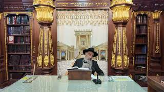 הרב מאיר דוד שמואלי - הלכות שבת סימן רמ"ה - רמ"ו