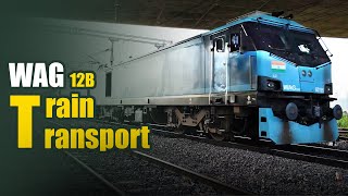 DOUBLE #WAG12B With Long Goods Train || Indian Railways || #railways  #freighttrain #traintransport