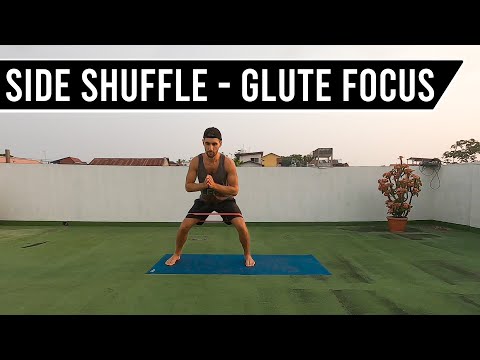 Side Shuffle (Glute Focus) - Resistance Band Exercise Tutorials