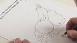 How To Sketch Fruit