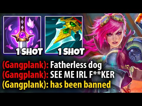 I Beat Gangplank so bad he had a Mental Breakdown and got Banned