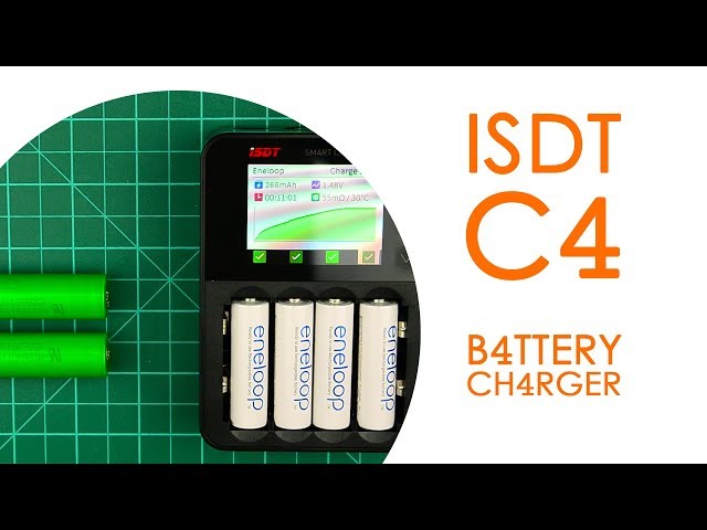 Vidéo teaser pour ISDT C4 smart cylindrical battery charger - BEST FOR LESS