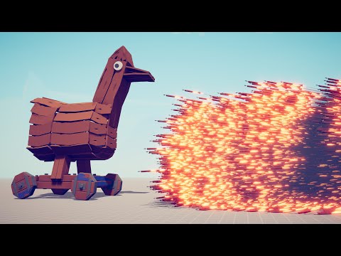 TROJAN CHICKEN vs EVERY GOD - Totally Accurate Battle Simulator TABS