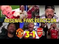 ARSENAL FANS REACTION TO MAN UNITED 3-1 ARSENAL | FANS CHANNEL