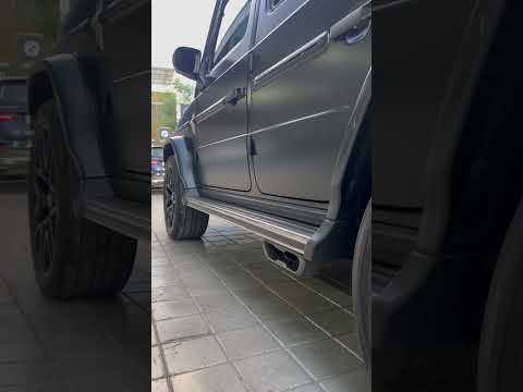 🔥Mercedes G63 AMG with Akrapovic Exhaust | Ultimate Sound & Power Upgrade 🚀 #G63AMG #youtubeshorts