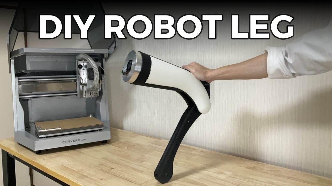 I Built a Powerful and Aesthetic Robot Leg – by Makera Carvera Air