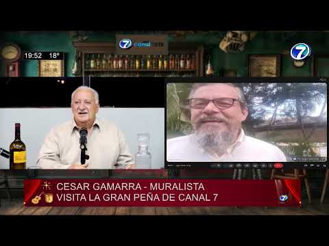 "CESAR GAMARRA" desde el Caribe estuvo presente con nosotros en la Gran Peña del 7
