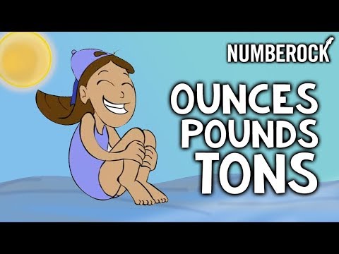 Ounces , Pounds, & Tons Song ★ Customary Units of Measurement