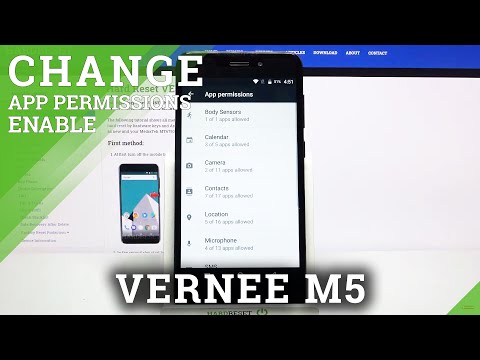 How to Manage App Permissions in VERNEE M5 – Change Apps Permissions