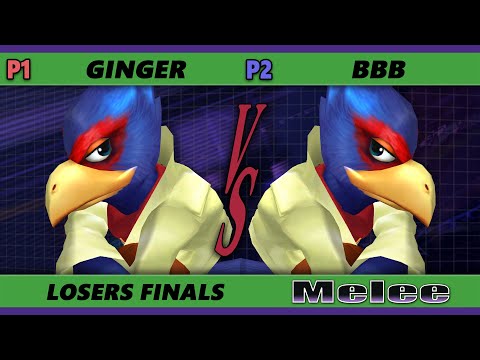 S@X 403 Online Losers Finals - BBB (Falco) Vs. Ginger (Falco) Smash Melee - SSBM