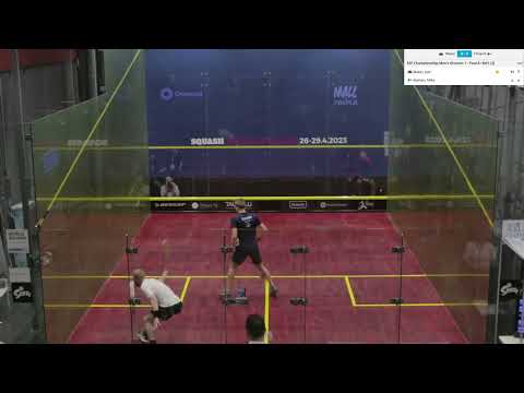 Joel Makin - Miko Äijänen (Wales vs Finland) - ESF European Team Squash Championships 2023