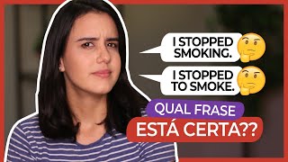 VERBOS EM INGLÊS TO ou ING - Gerúndio ou Infinitivo?