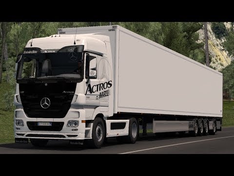 [1.33] Euro Truck Simulator 2 | Mercedes Actros MP3 Reworked v2.7 [Schumi] | Mods