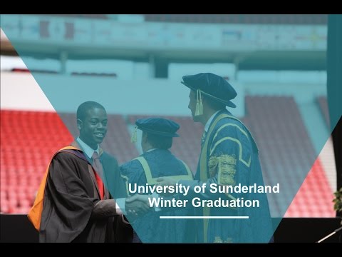 University of Sunderland Graduation Ceremony - Thursday 1st December 3pm