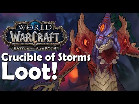 Crucible of Storms Loot Preview - Void Themed Item Effects! | Battle for Azeroth
