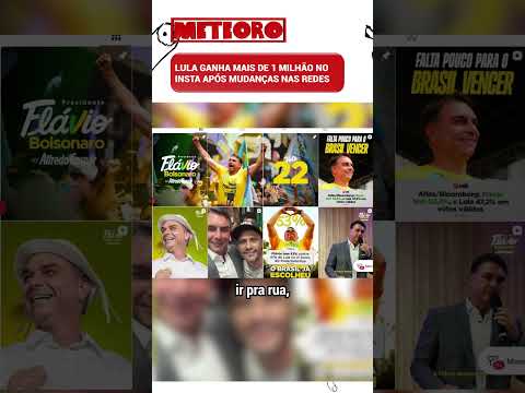 LULA GANHA MAIS DE 1 MILHÃO NOINSTA APÓS MUDANÇAS NAS REDES