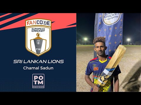 MOM: C.Sadun - NCT vs SLL | Highlights | FanCode European Cricket T10 Cyprus Day 15 | Cyprus 2021