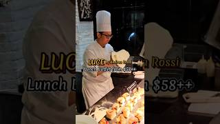 New Chef, New Menu, Refreshed Italian Experience with amazing Lunch Buffet from $58++ per adult