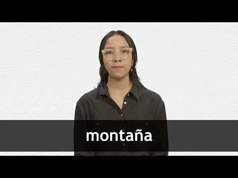 How to pronounce MONTAÑA in Latin American Spanish