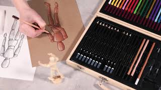Unboxing the sketching & drawing set for beginners and intermediates