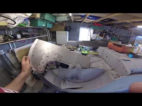 16 Classic Mini Restoration - Boot floor cutting