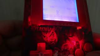 Custom Castlevania "Dracula Boy" Original DMG Gameboy Mod (With Some Game Play)