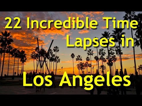 22 Incredible Time Lapse ,hyper lapse,of sunset,sunrise,beach in venice beach los angeles california
