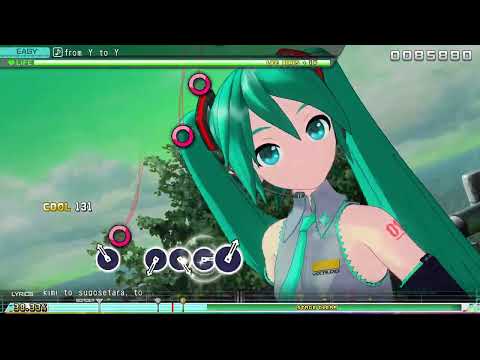 [Project DIVA Mega Mix+] From Y to Y Easy Difficulty
