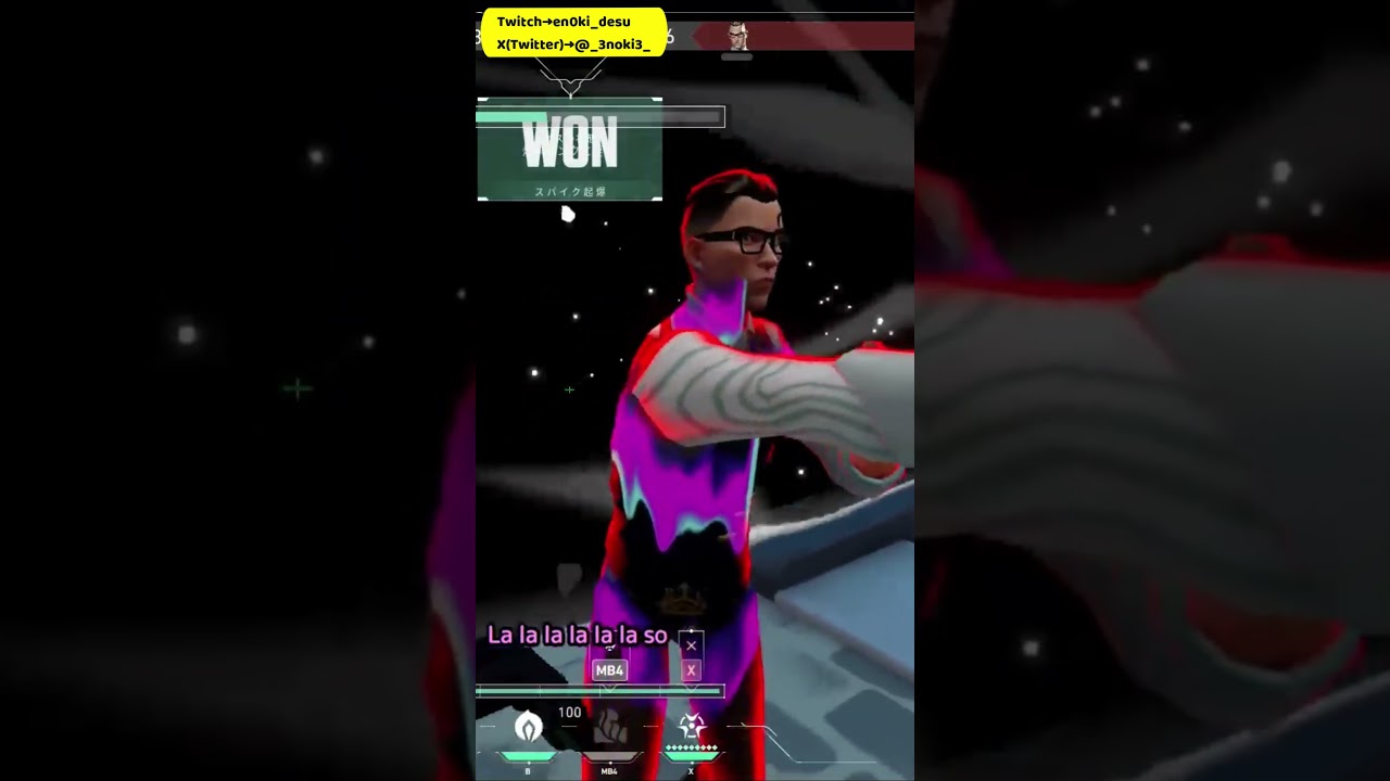 真顔でナイフを振ってくる彼がおもろい #enoki #vtuber