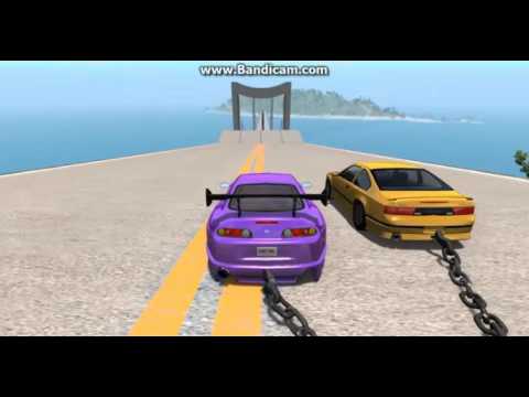 miuzic trap+Chained Car Madness #1 - BeamNG Drive