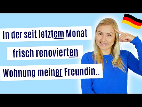 Korrekte Endungen: Deutsch lernen - Attribut B1/B2