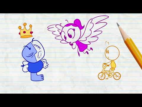 Turn That Crown Upside Down Pencilmation Cartoon For Kids