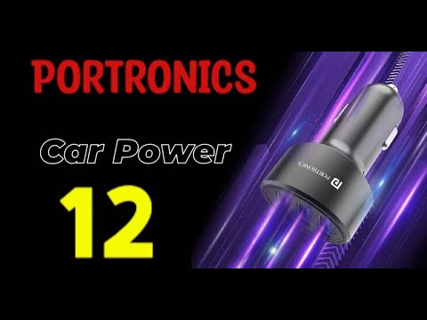 Portronics 17W Car Power 12 Car Charger with Triple USB Output, 17 Watts &  3.4 Amp Total Output, Adapter Compatible with Most Cars & Cellular Phones