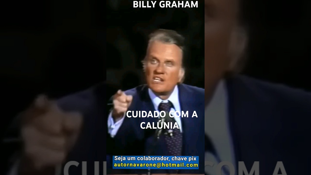 Billy Graham-- Cuidado com a  Calúnia #billygraham #billygrahamdublado #boasnovasguarabira
