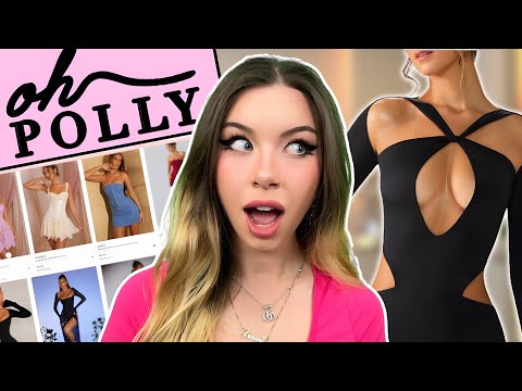 [4k] Trying on VERY TIGHT dresses | OH POLLY