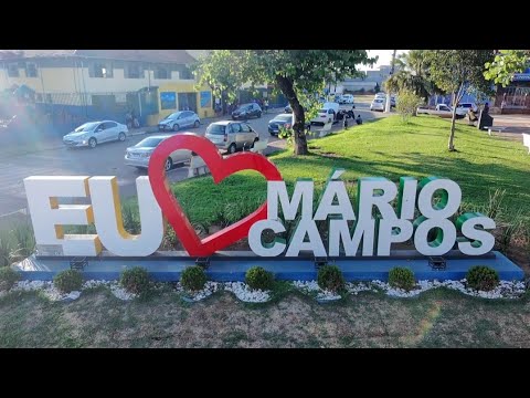 UM VÔO SOBRE A CIDADE DE MÁRIO CAMPOS, MINAS GERAIS