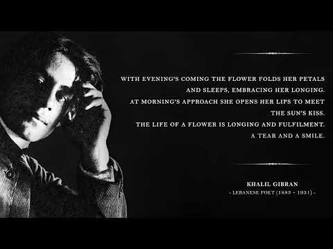 A Tear and A Smile   Khalil Gibran Powerful Life Poetry LEGENDARY# 15