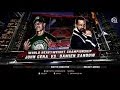 Damien Sandow Vs John Cena World Heavyweight Championship