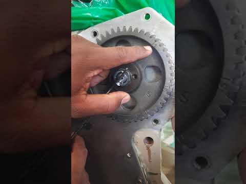 How to set timing gears on John deere 3029 model.