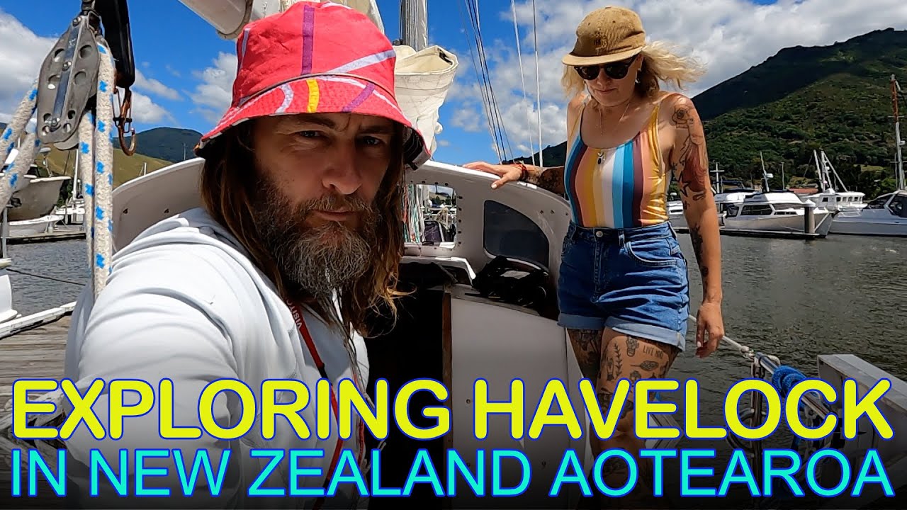Exploring Havelock in Pelorus Sound with Rhonda in Marlborough Sounds on New Zealand's South Island