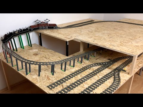 Bau einer Lego Stadt Teil 101. - Zugstrecke verbinden