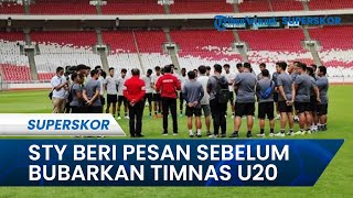 Shin Tae-yong Beri Pesan Haru sebelum Bubarkan Timnas U20 karena Batal Ikut Piala Dunia U20