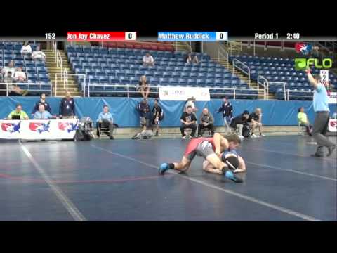 Junior 152 - Jon Jay Chavez (Idaho) vs. Matthew Ruddick (Indiana)