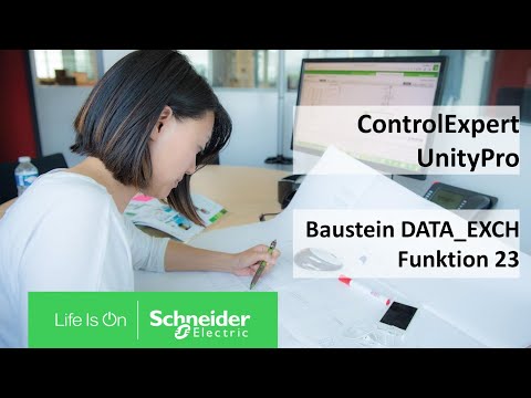 Wie wird bei Control Expert (UnityPro) eine Kommunikation über den DATA_EXCH Baustein ( Modbus Funktion 23 ) durchgeführt?