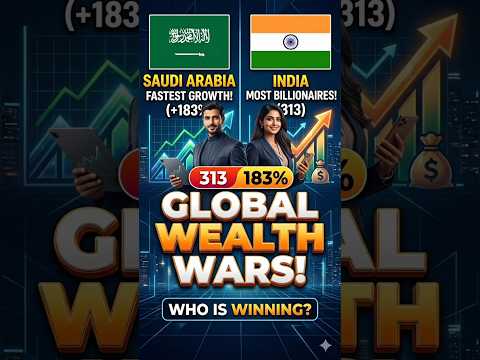 Thumbnail for Billionaires comparison, Knight Frank wealth forcast report. 💸#facts #economy #shorts by Frank Knight