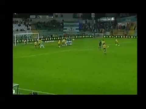 221 KM/H one of the fastest shoot / rocket goal of the world : by Ronny, match  Lisbon-Naval (2007)